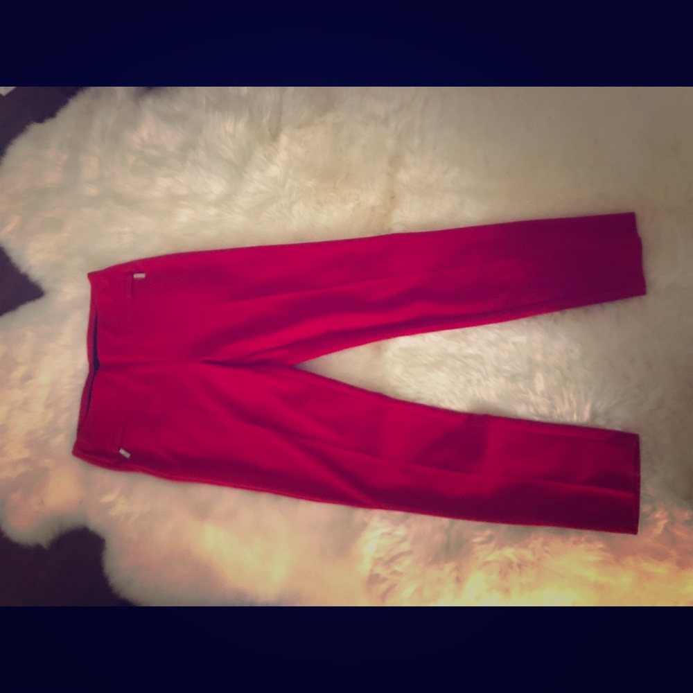 Joseph Ribkoff bright Red dress pant
